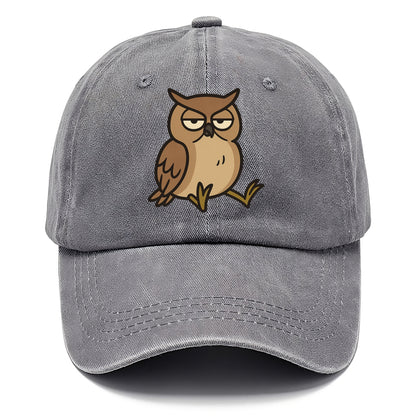 The Owl Judging Silently - Classic Cap - Urban Haze(Grey)