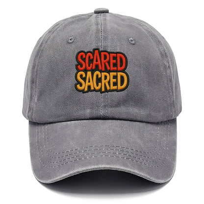 SCARED;SACRED JOURNEY Spiritual Purple Hat - Classic Cap - Urban Haze(Grey)