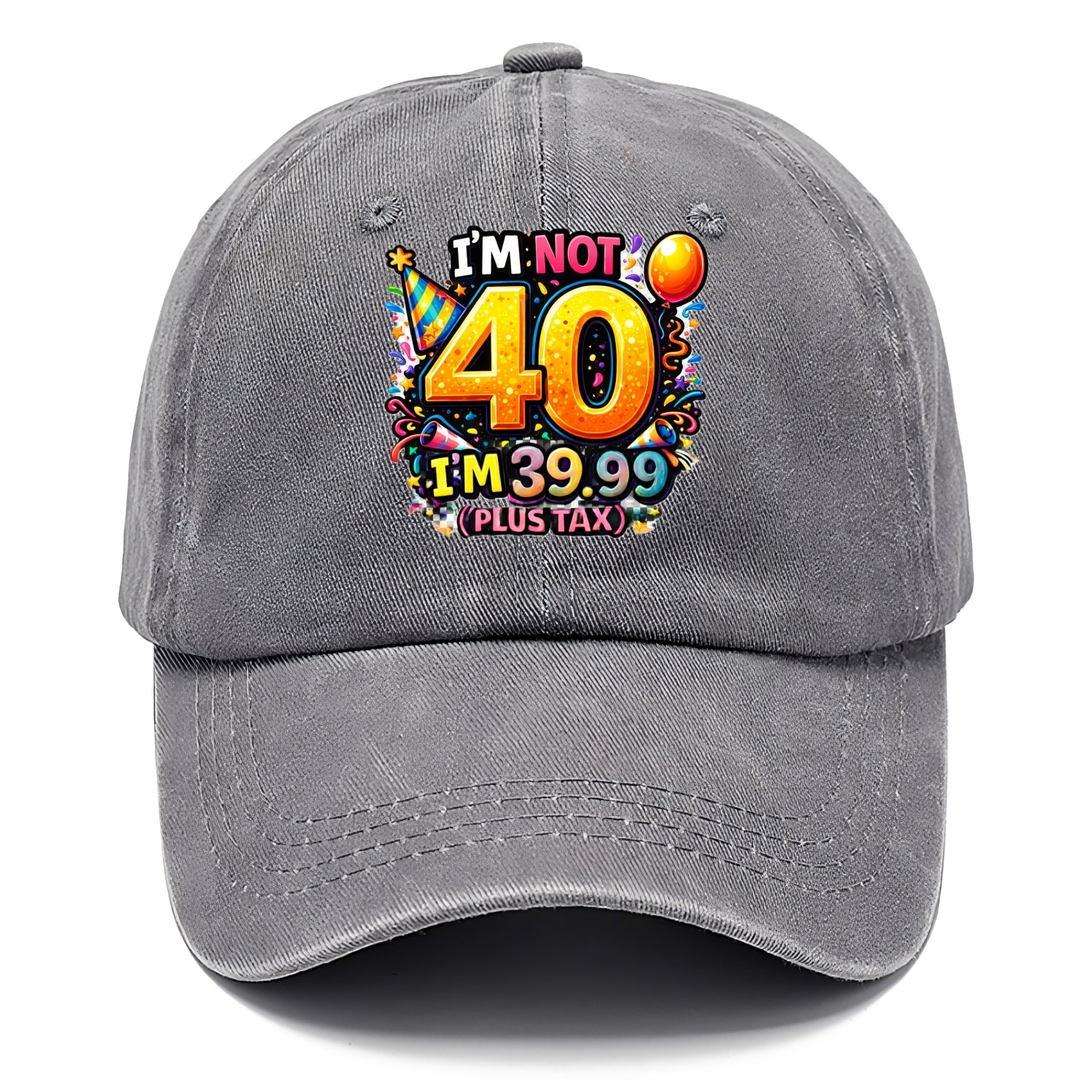 Not 40 Plus Tax - Classic Cap - Urban Haze(Grey)