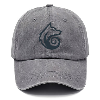 Wind Wolf Spiral  - Classic Cap - Urban Haze(Grey)