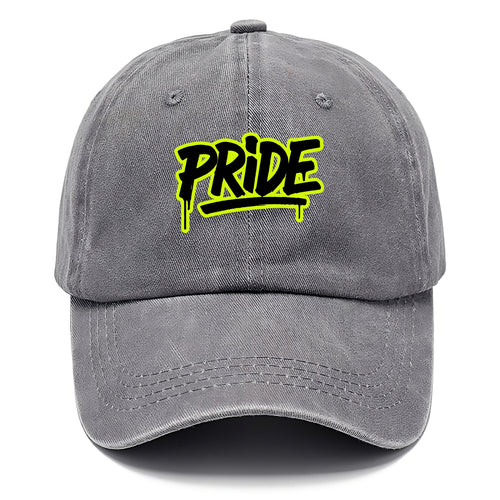 Bold typography design - PRIDE - dignified satisfaction, honor - Classic Cap