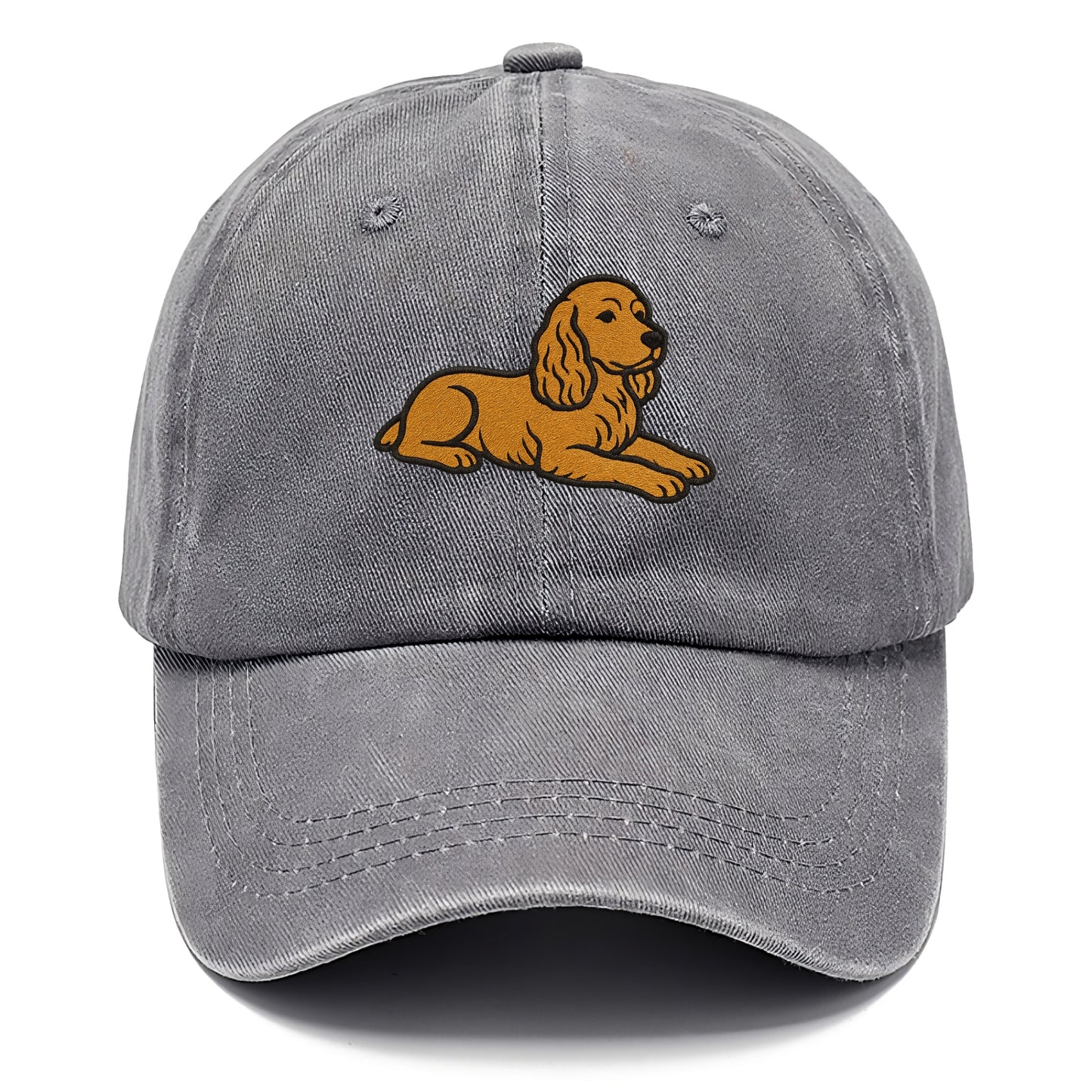 Cocker Spaniel - Golden colored relaxed Classic Cap - Urban Haze(Grey)