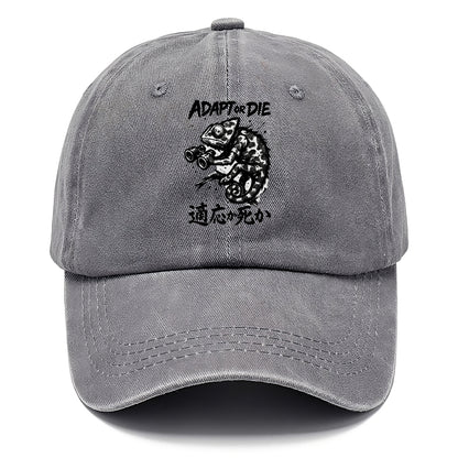 Adapt or Die - Chameleon in military cam Classic Cap - Urban Haze(Grey)