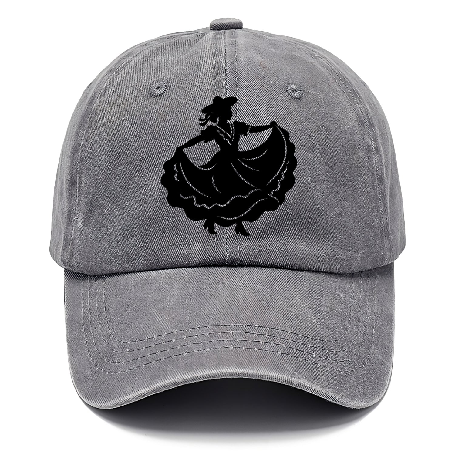 Mexican folk dancer twirling skirt - Classic Cap - Urban Haze(Grey)