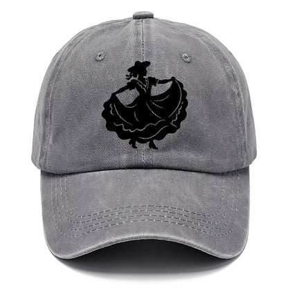 Mexican folk dancer twirling skirt - Classic Cap - Urban Haze(Grey)