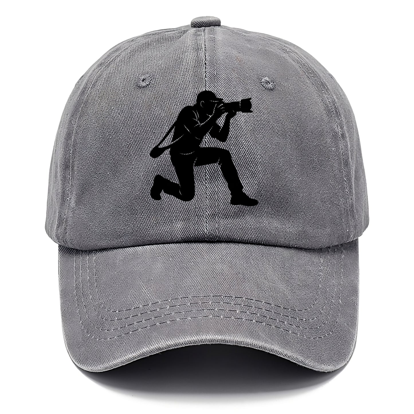 Photographer capturing perfect shot - Classic Cap - Urban Haze(Grey)