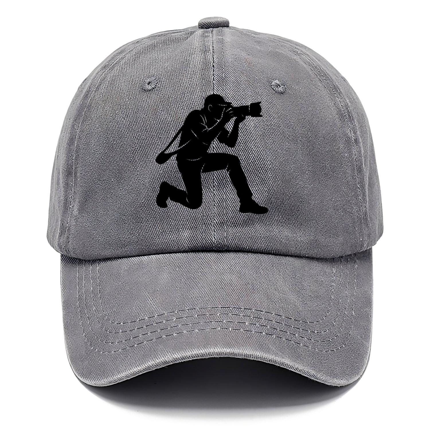 Photographer capturing perfect shot - Classic Cap - Urban Haze(Grey)