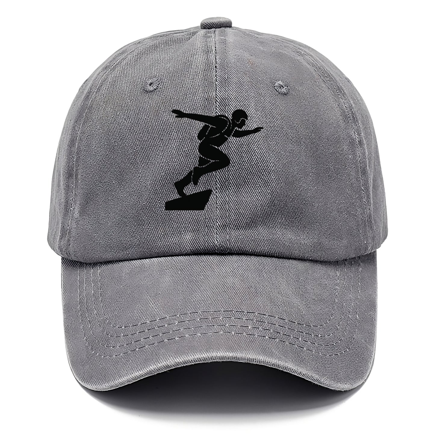 Base jumper launching off - Classic Cap - Urban Haze(Grey)