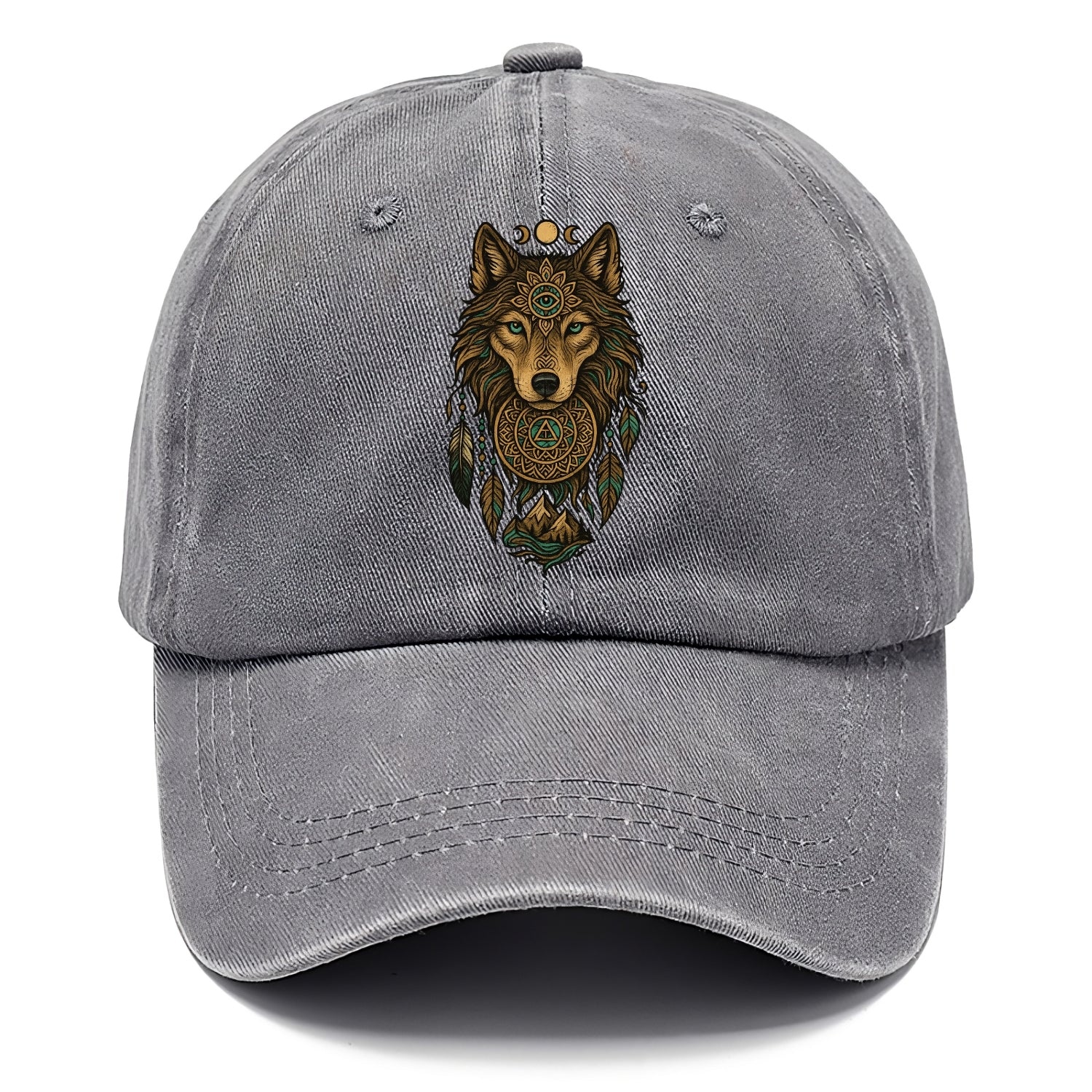 Tattoo Wolf Flash  - Classic Cap - Urban Haze(Grey)