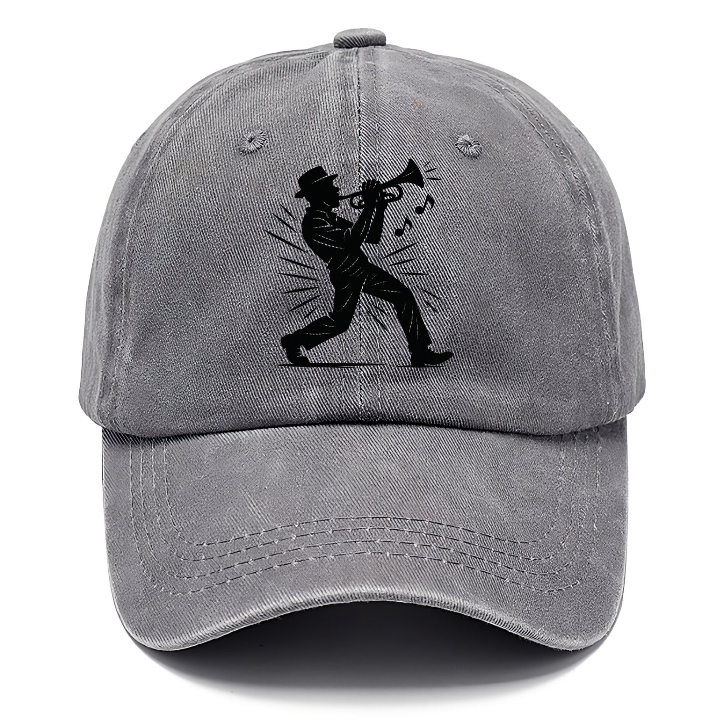 New Orleans jazz musician street corner - Classic Cap - Urban Haze(Grey)