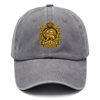 Iran Lion Sun Badge - Classic Cap - Urban Haze(Grey)