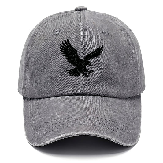 Eagle soaring with wings spread - Classic Cap - Urban Haze(Grey)