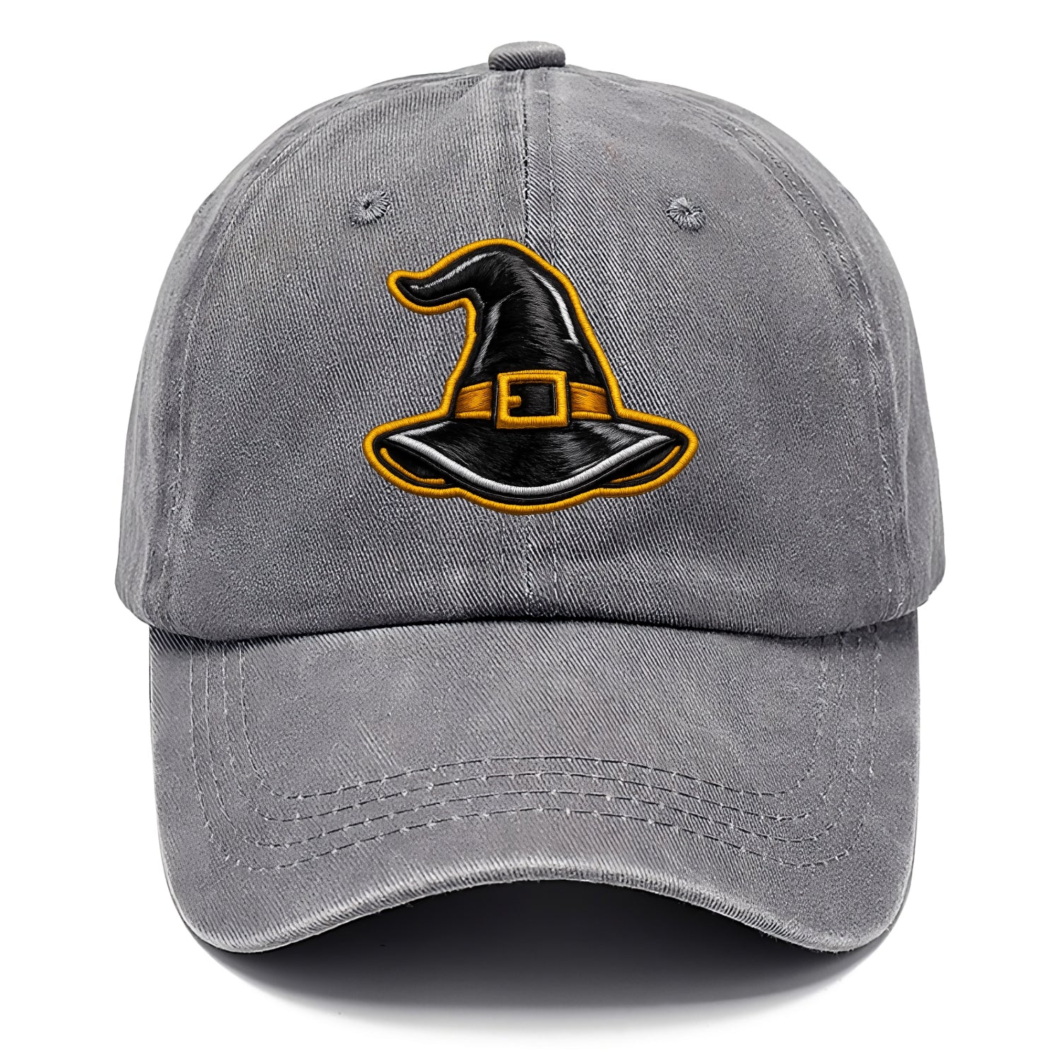 WITCH HAT - pointed hat with buckle in black and gold , coven - Classic Cap - Urban Haze(Grey)