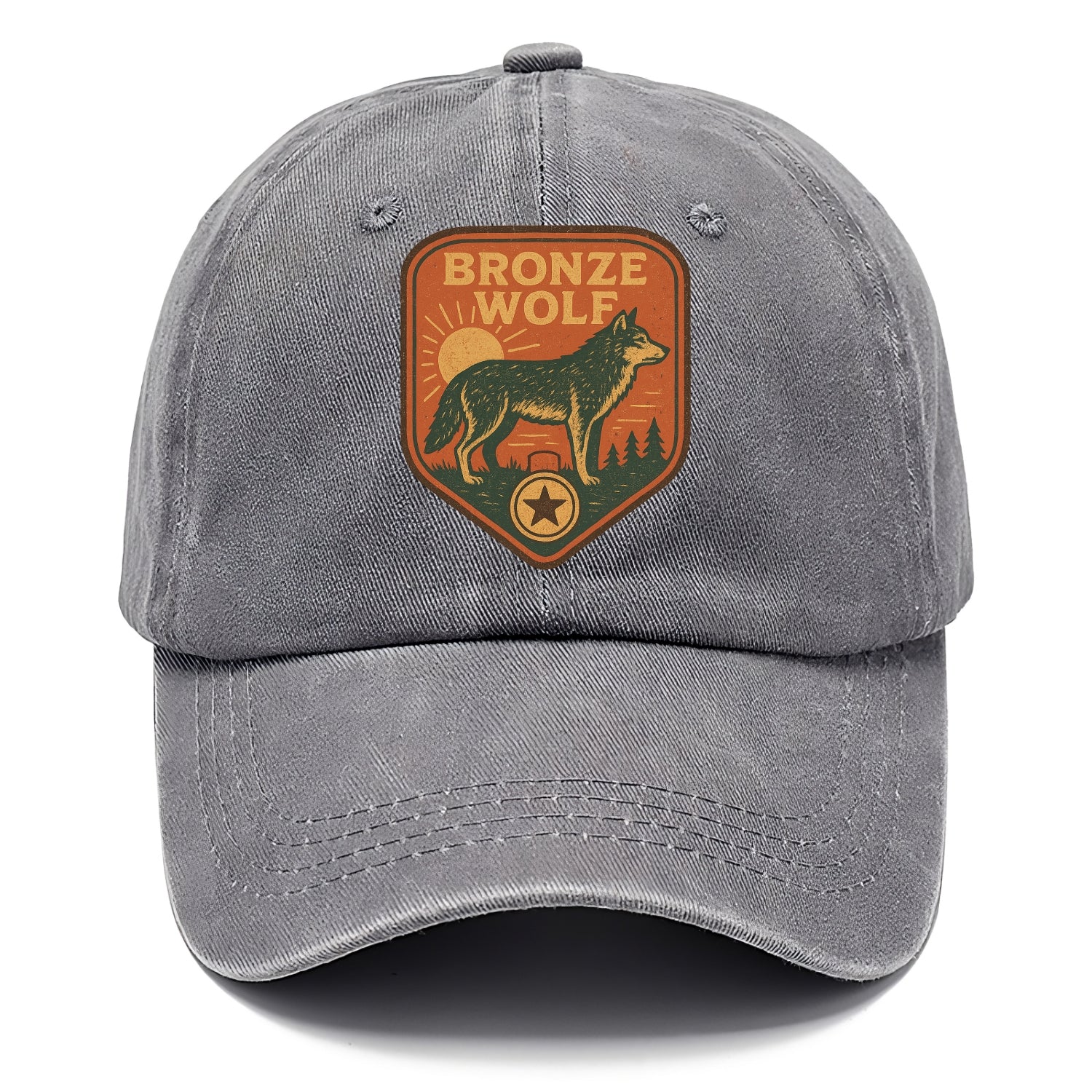 Bronze Wolf Medal  - Classic Cap - Urban Haze(Grey)