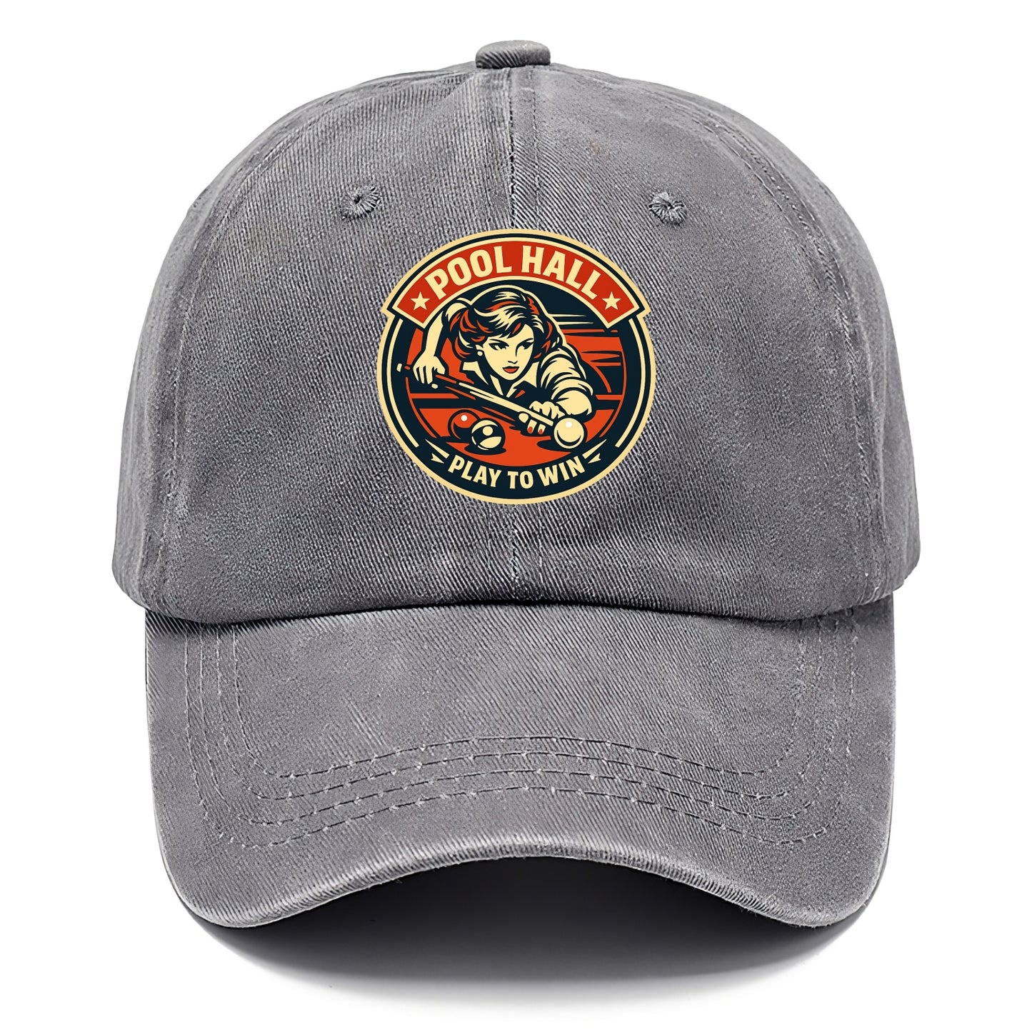 Cue Queen Emblem - Classic Cap - Urban Haze(Grey)