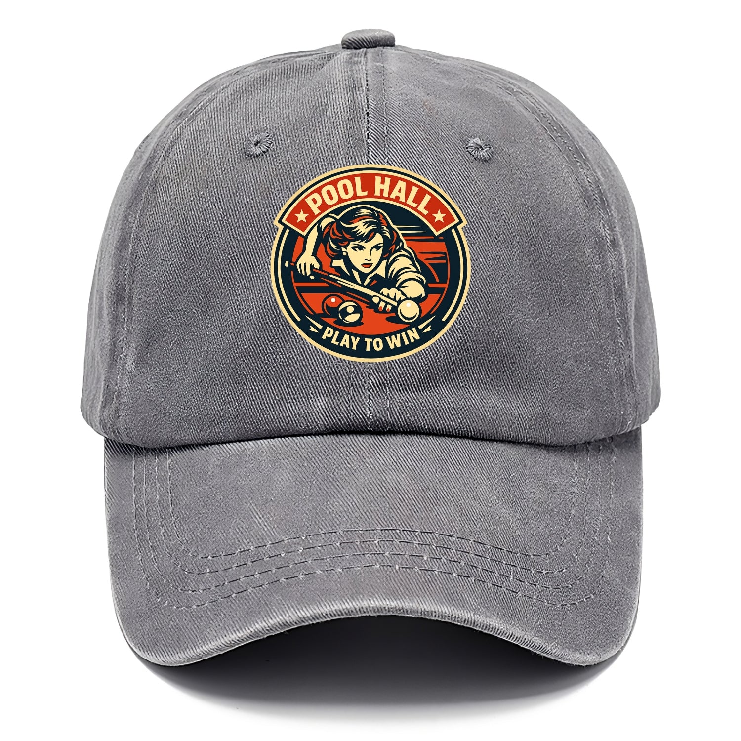 Cue Queen Emblem - Classic Cap - Urban Haze(Grey)