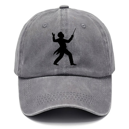 Conductor leading orchestra passionately - Classic Cap - Urban Haze(Grey)