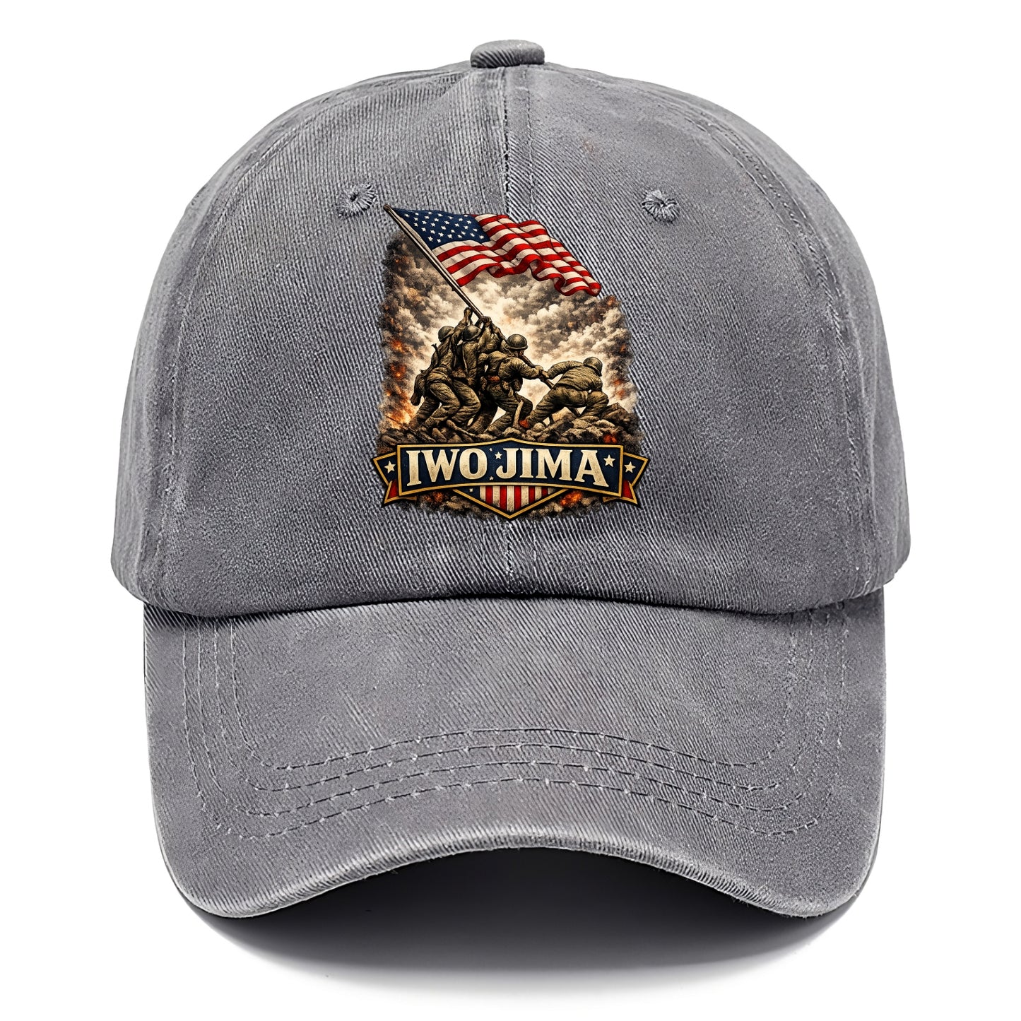 Iwo Jima Flag Raising - Classic Cap - Urban Haze(Grey)