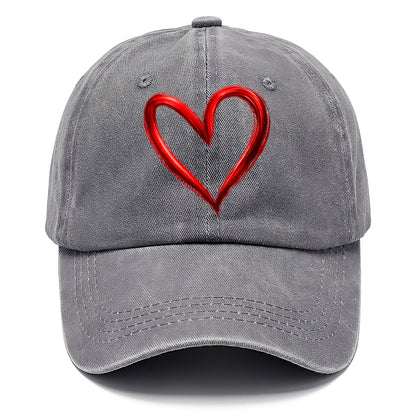 Love Heart - Classic Cap - Urban Haze(Grey)
