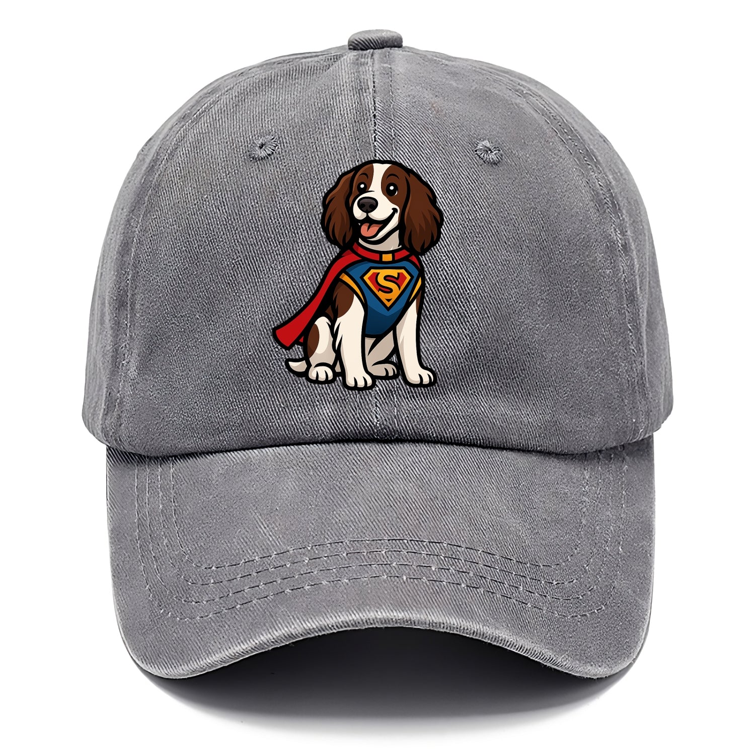 Springer Spaniel Friendly Hero  - Classic Cap - Urban Haze(Grey)