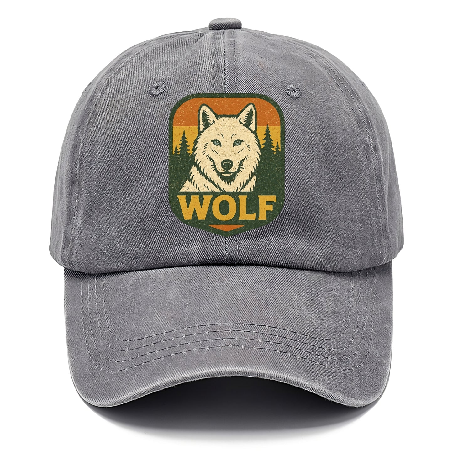 Arctic White Wolf  - Classic Cap - Urban Haze(Grey)