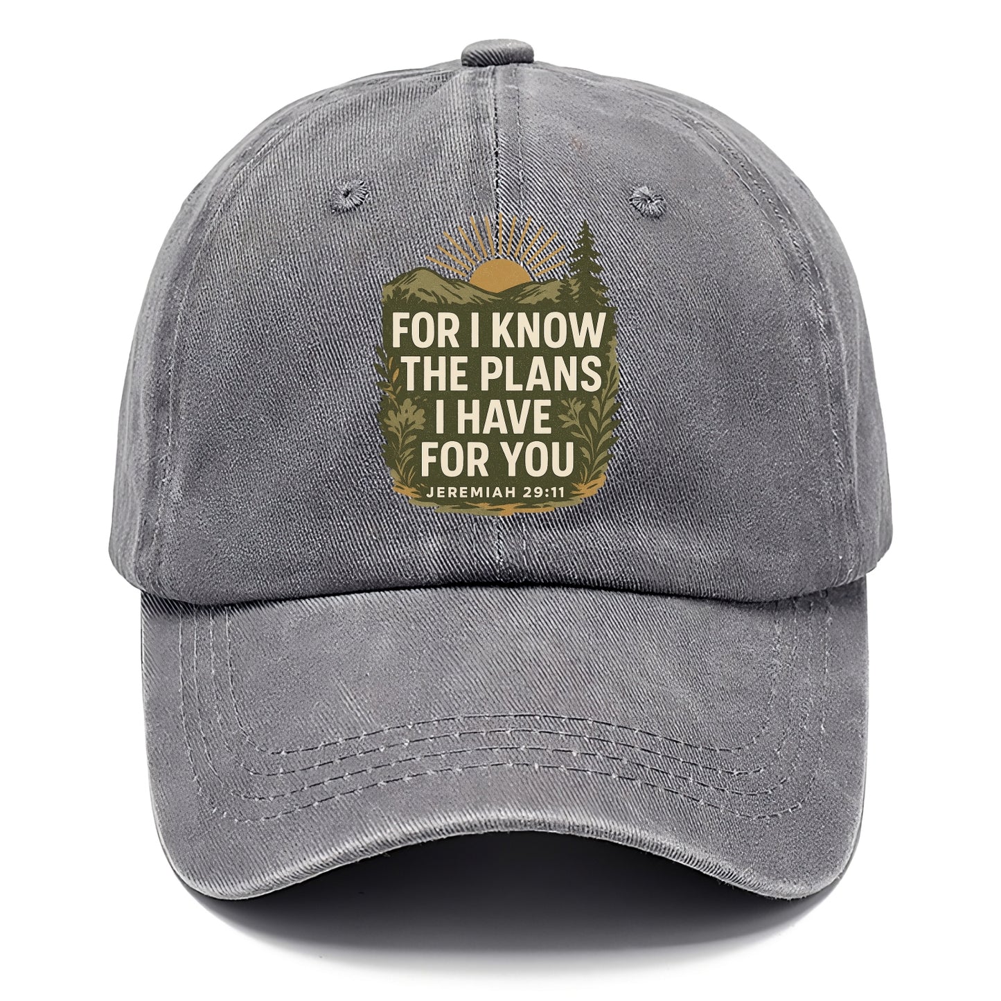Jeremiah 29:11 Sunrise - Classic Cap - Urban Haze(Grey)