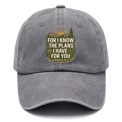 Jeremiah 29:11 Sunrise - Classic Cap - Urban Haze(Grey)