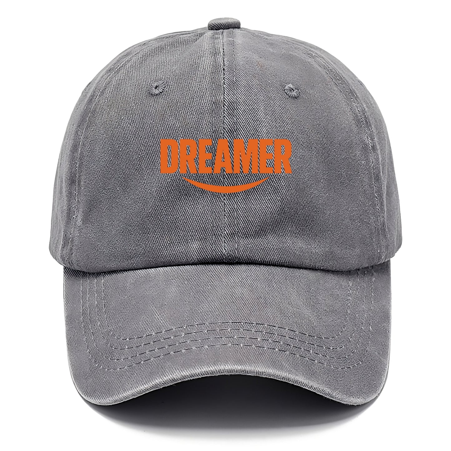 Bold typography design - "DREAMER" - imagination, seeing possibilities - Classic Cap - Urban Haze(Grey)