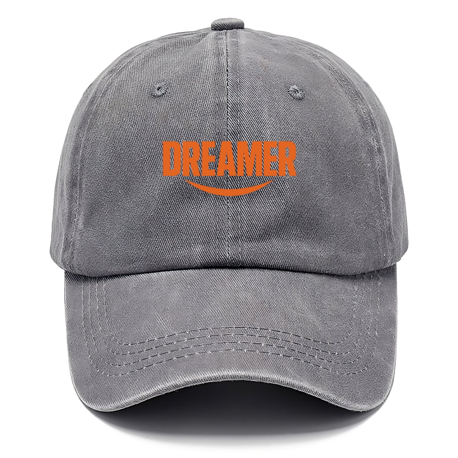 Bold typography design - "DREAMER" - imagination, seeing possibilities - Classic Cap - Urban Haze(Grey)