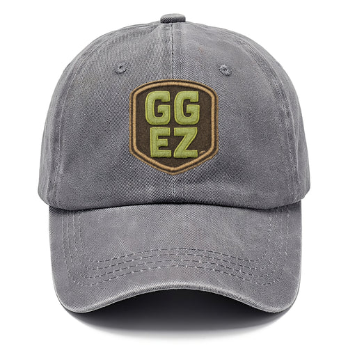 GG EZ - victory text in neon green , easy win - Classic Cap