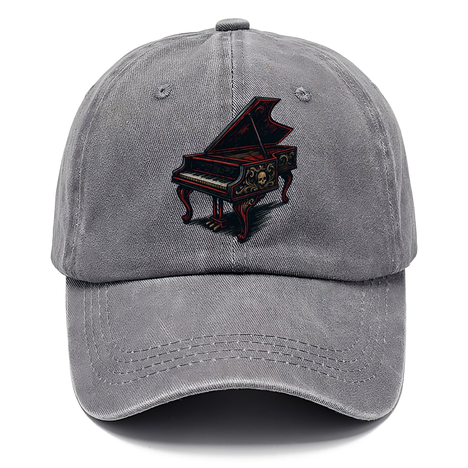 Harpsichord with baroque decorative styling - Classic Cap - Urban Haze(Grey)