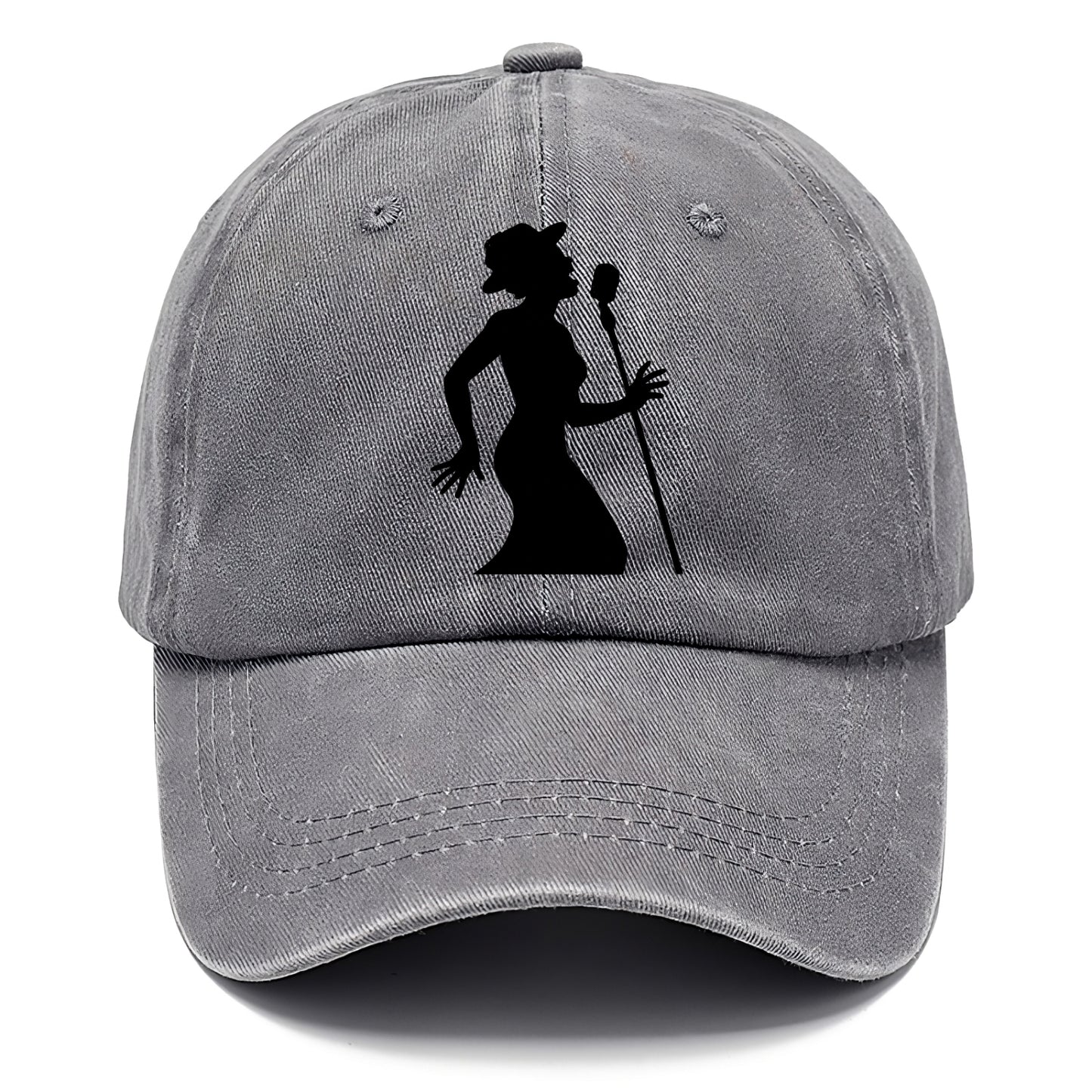 Jazz singer at vintage microphone - Classic Cap - Urban Haze(Grey)