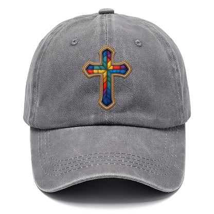 Stained Glass Cross  - Classic Cap - Urban Haze(Grey)