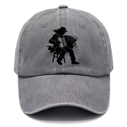 Accordion player street musician - Classic Cap - Urban Haze(Grey)
