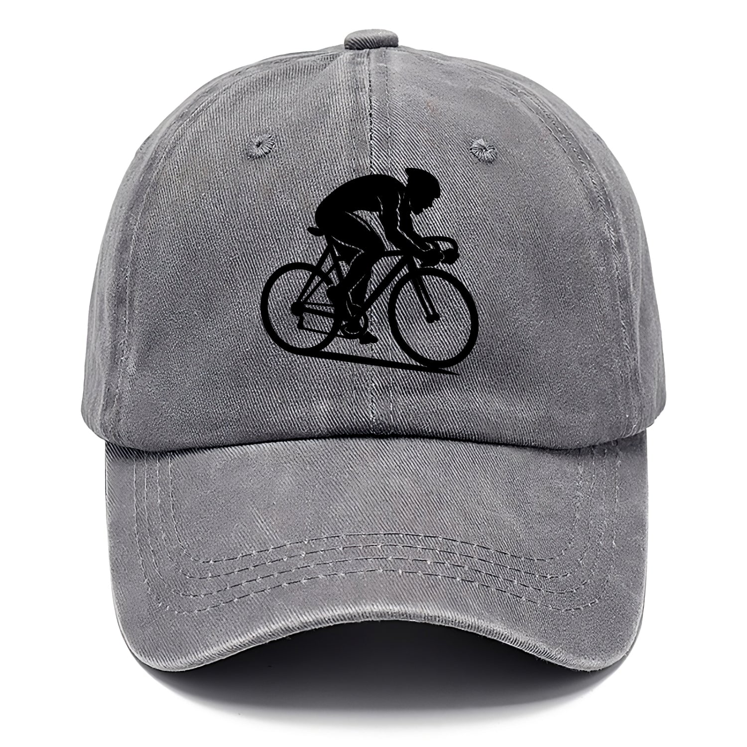Sprint cyclist racing stance - Classic Cap - Urban Haze(Grey)