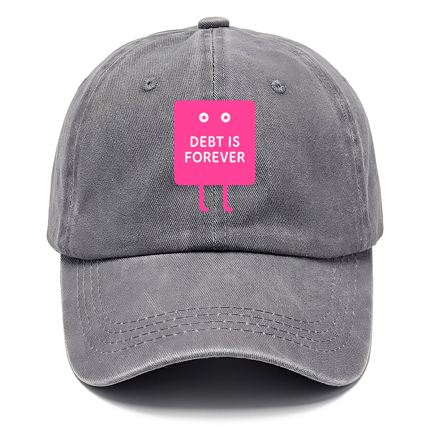 DEBT IS FOREVER | Immortal credit card - Classic Cap - Urban Haze(Grey)