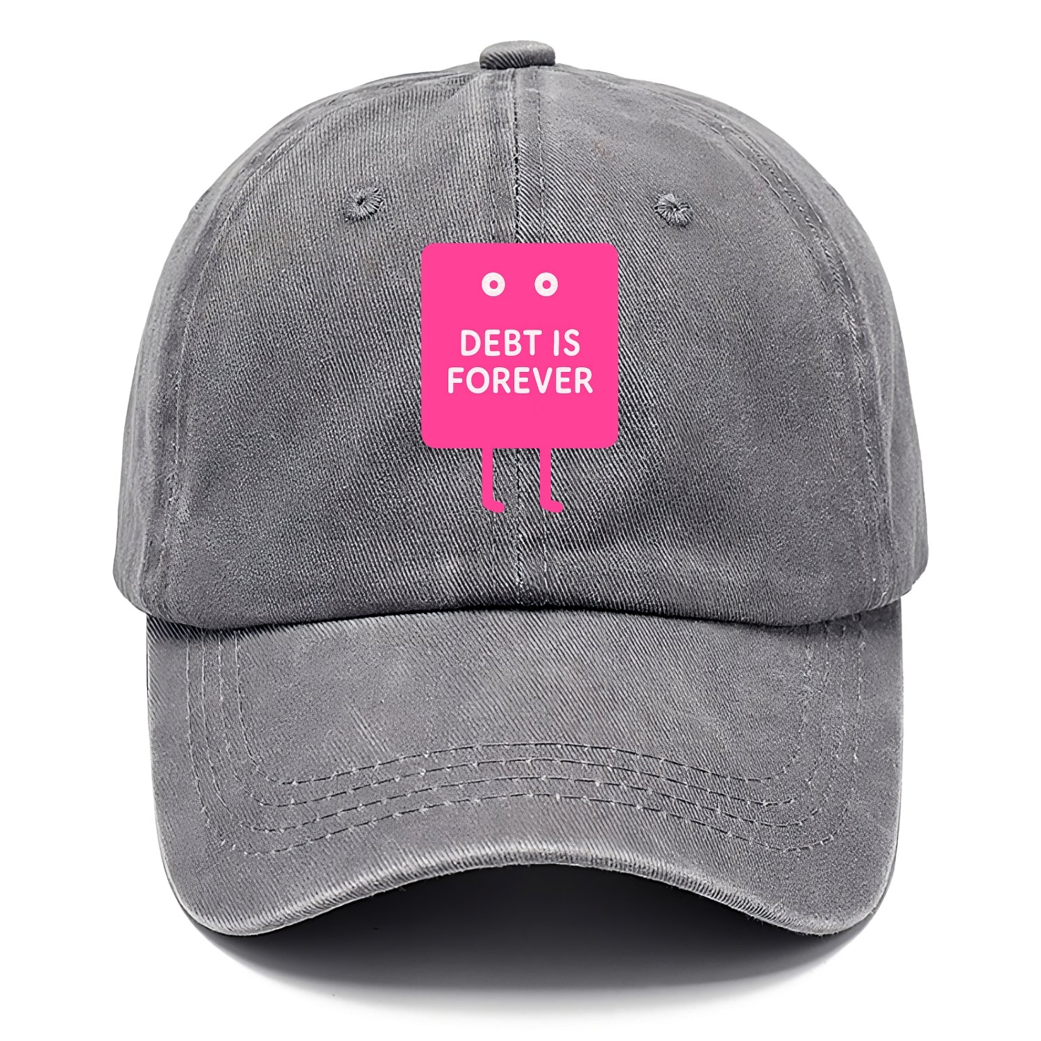 DEBT IS FOREVER | Immortal credit card - Classic Cap - Urban Haze(Grey)