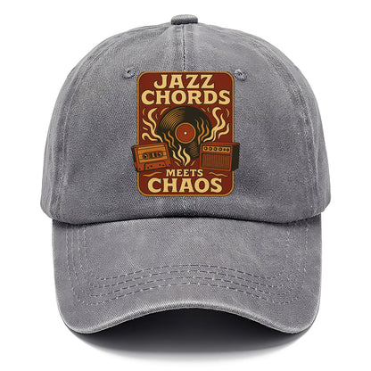 Jazz chords with hyperpop energy - "Jazz Meets Chaos" - unexpected fusion - Classic Cap - Urban Haze(Grey)