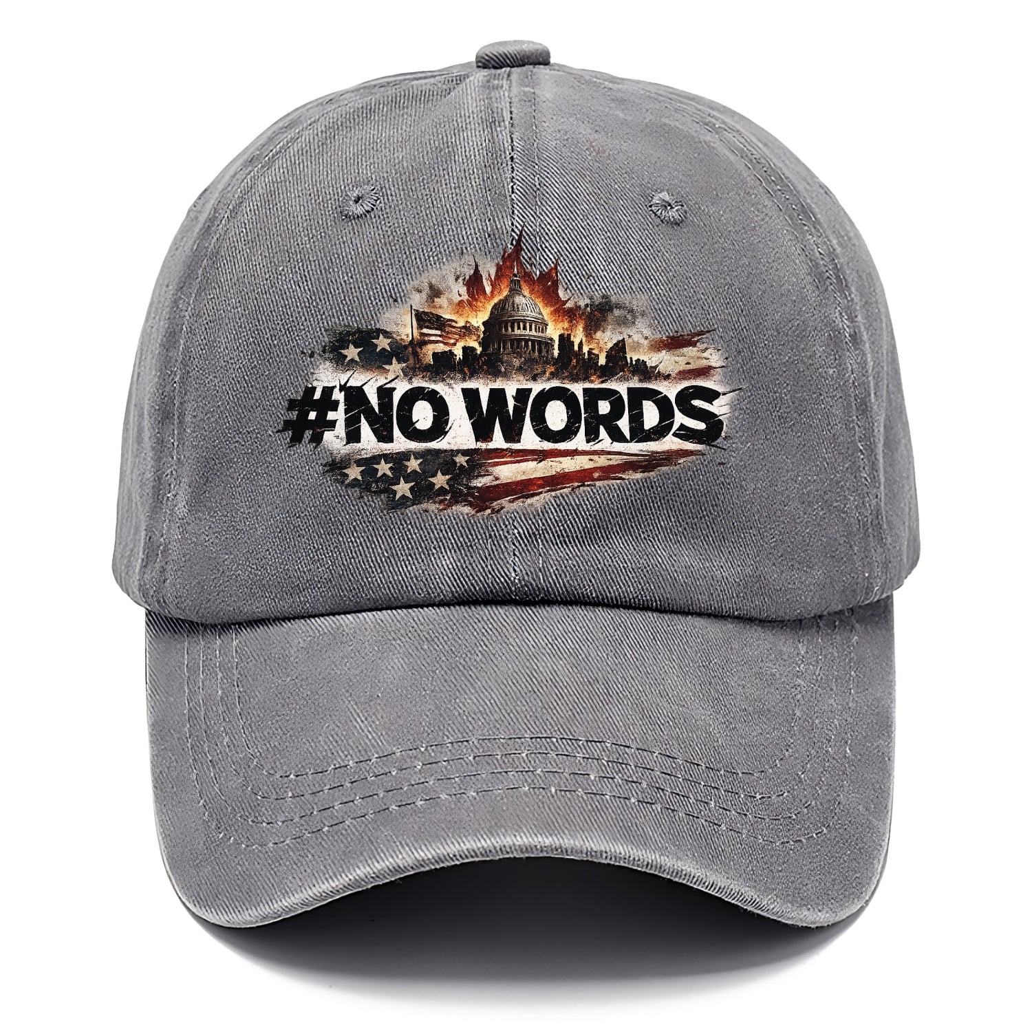 No Words! - Classic Cap - Urban Haze(Grey)
