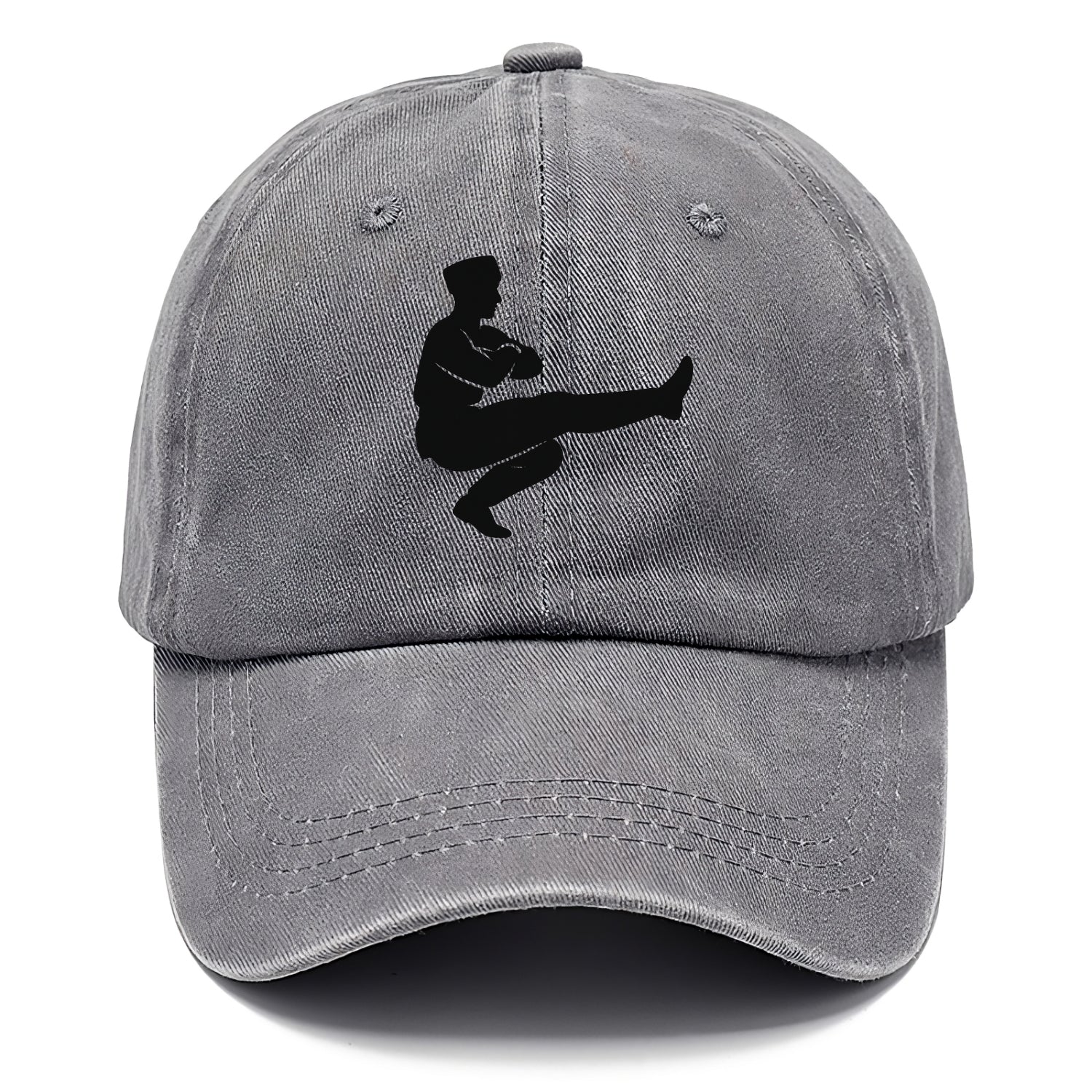 Russian Cossack dancer squat kick - Classic Cap - Urban Haze(Grey)