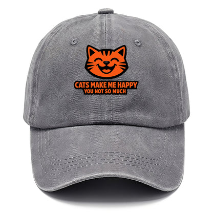 Feline Joy and Sassy Truths - Classic Cap - Urban Haze(Grey)