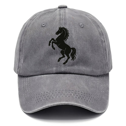Stallion rearing on hind legs - Classic Cap - Urban Haze(Grey)