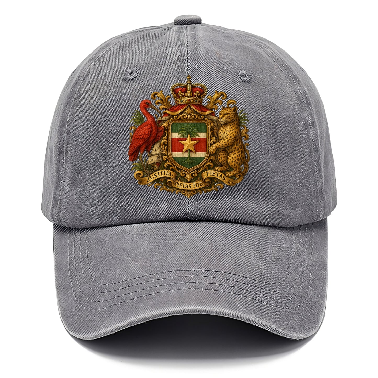 Suriname Star Emblem  - Classic Cap - Urban Haze(Grey)