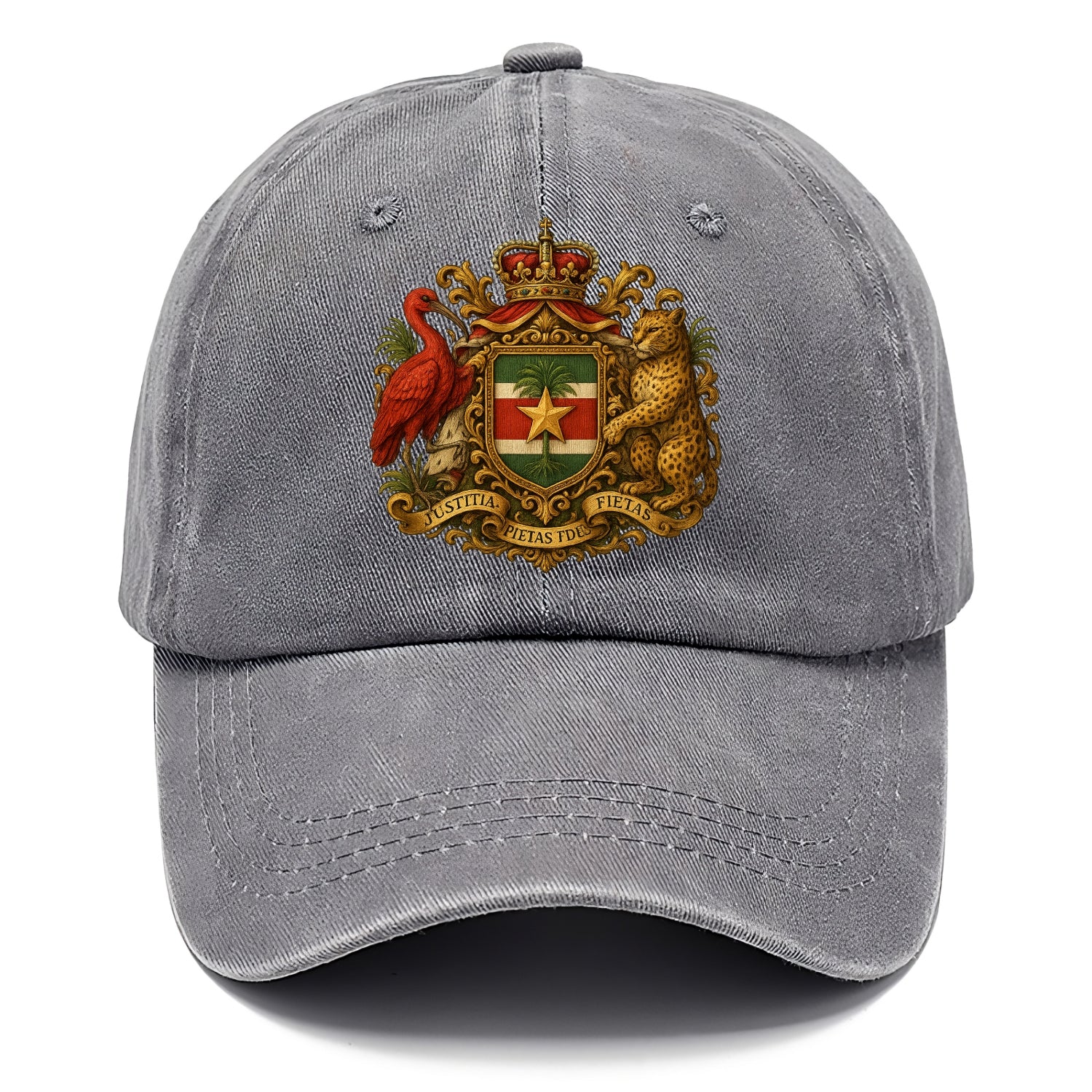 Suriname Star Emblem  - Classic Cap - Urban Haze(Grey)