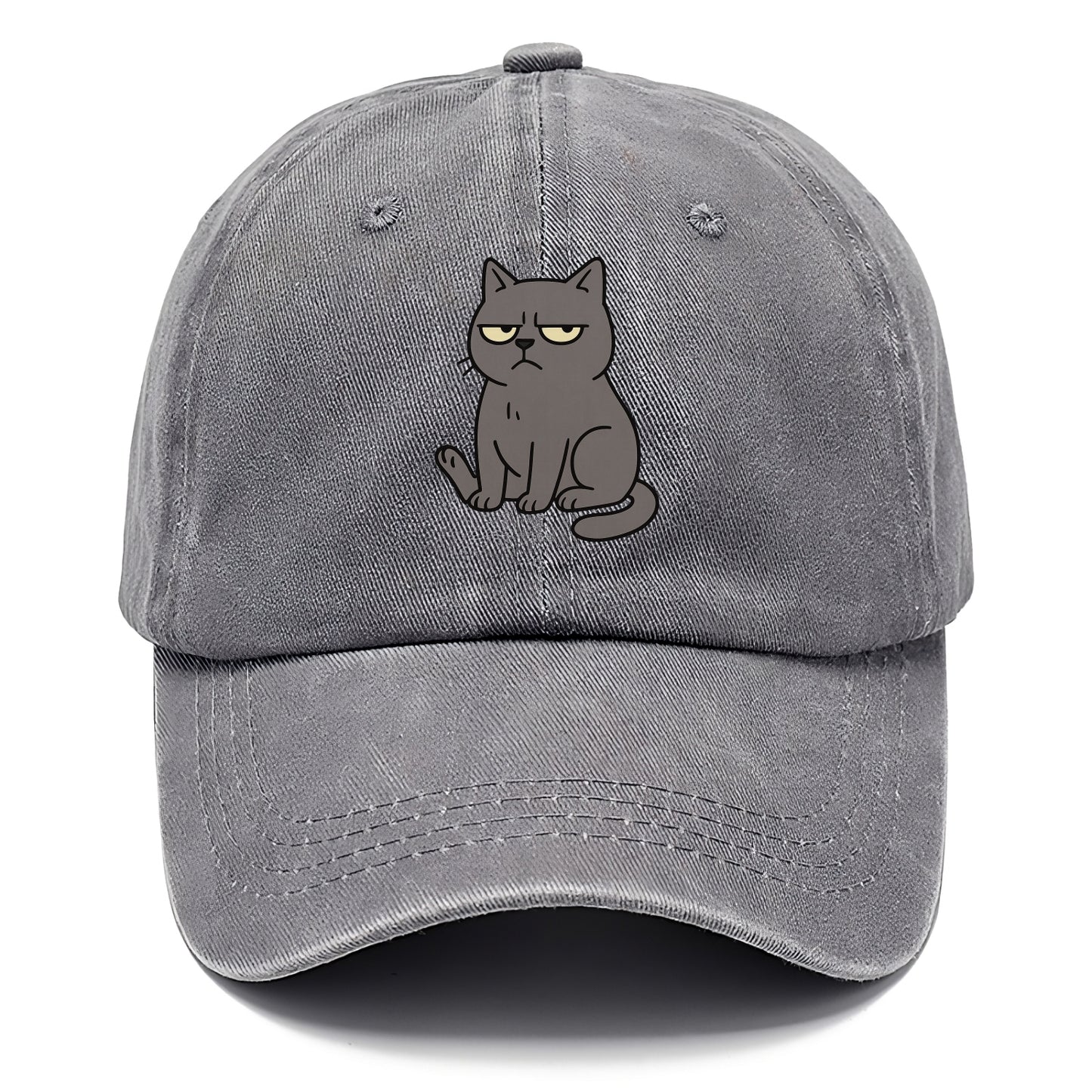 The Cat Judging Silently - Classic Cap - Urban Haze(Grey)