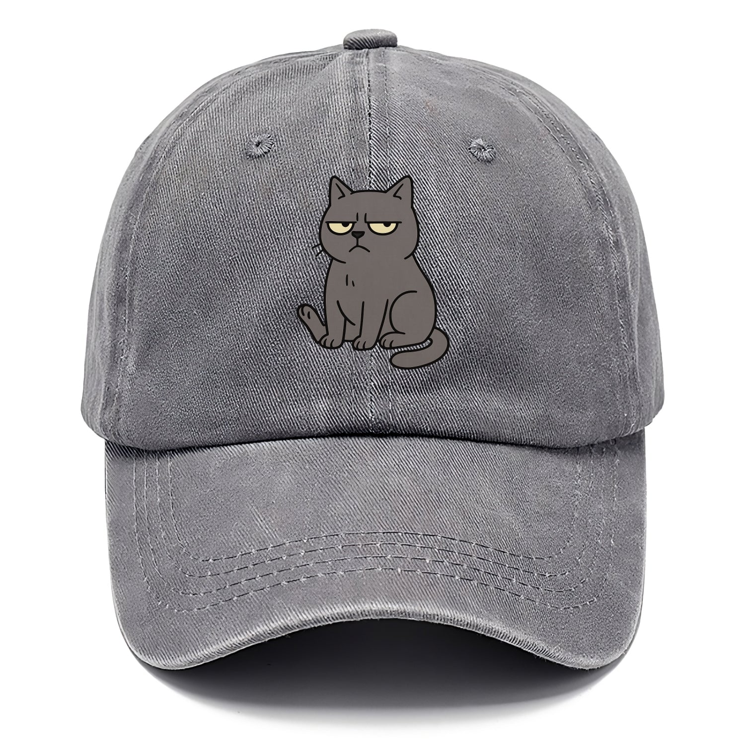 The Cat Judging Silently - Classic Cap - Urban Haze(Grey)