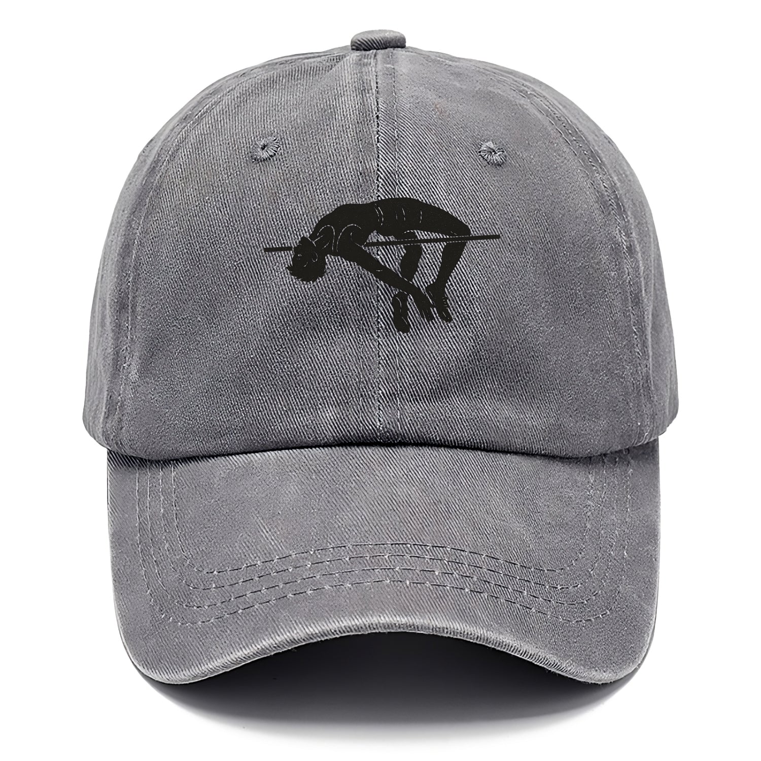 High jumper arching over bar - Classic Cap - Urban Haze(Grey)