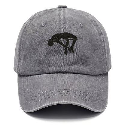 High jumper arching over bar - Classic Cap - Urban Haze(Grey)