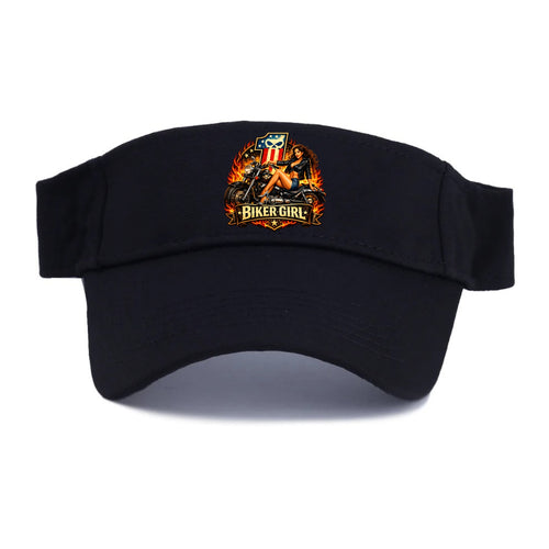 Vintage Biker Pin Up - Visor