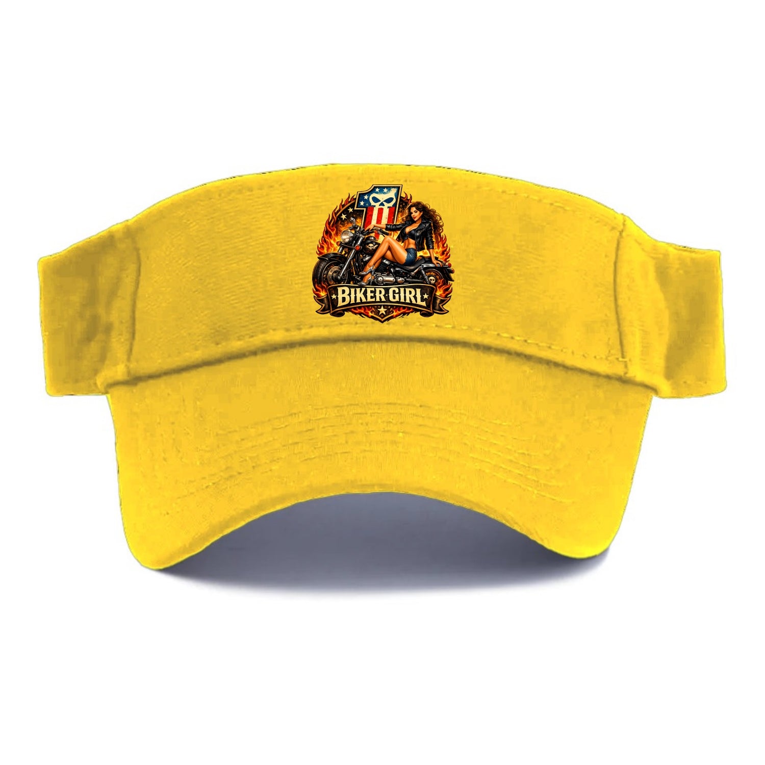 Vintage Biker Pin Up - Visor